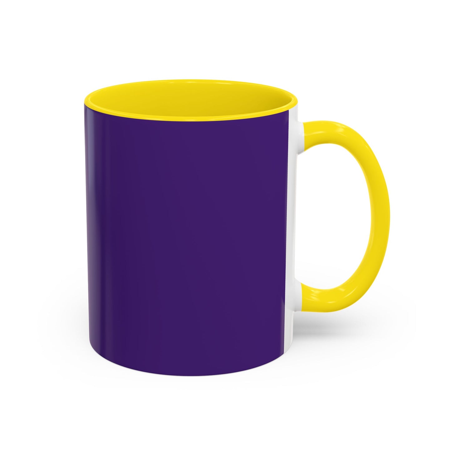 Custom Purple Accent Coffee Mug - Perfect Gift for Coffee Lovers