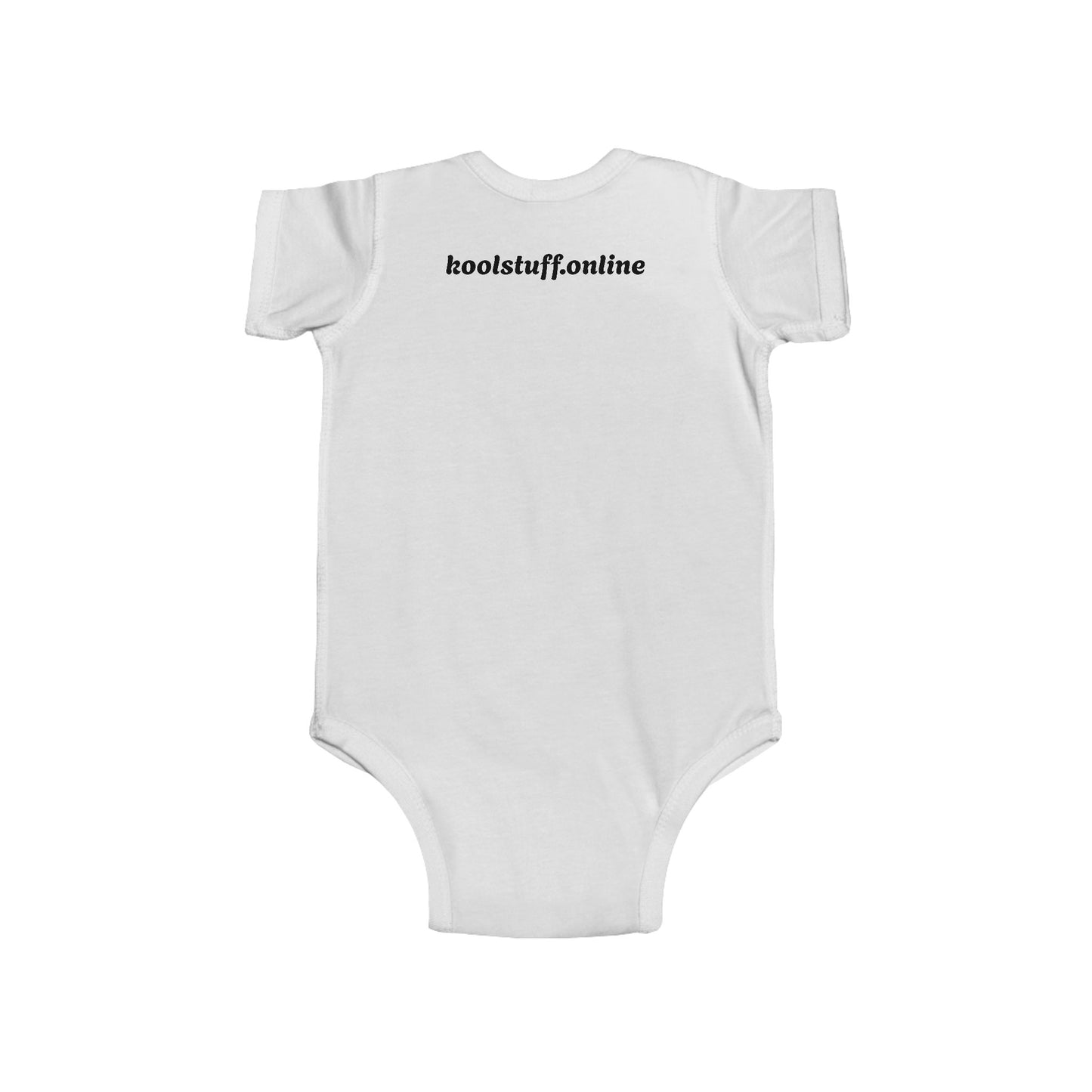 Trendy Infant Bodysuit – 'koolstuff' Design for Modern Parents