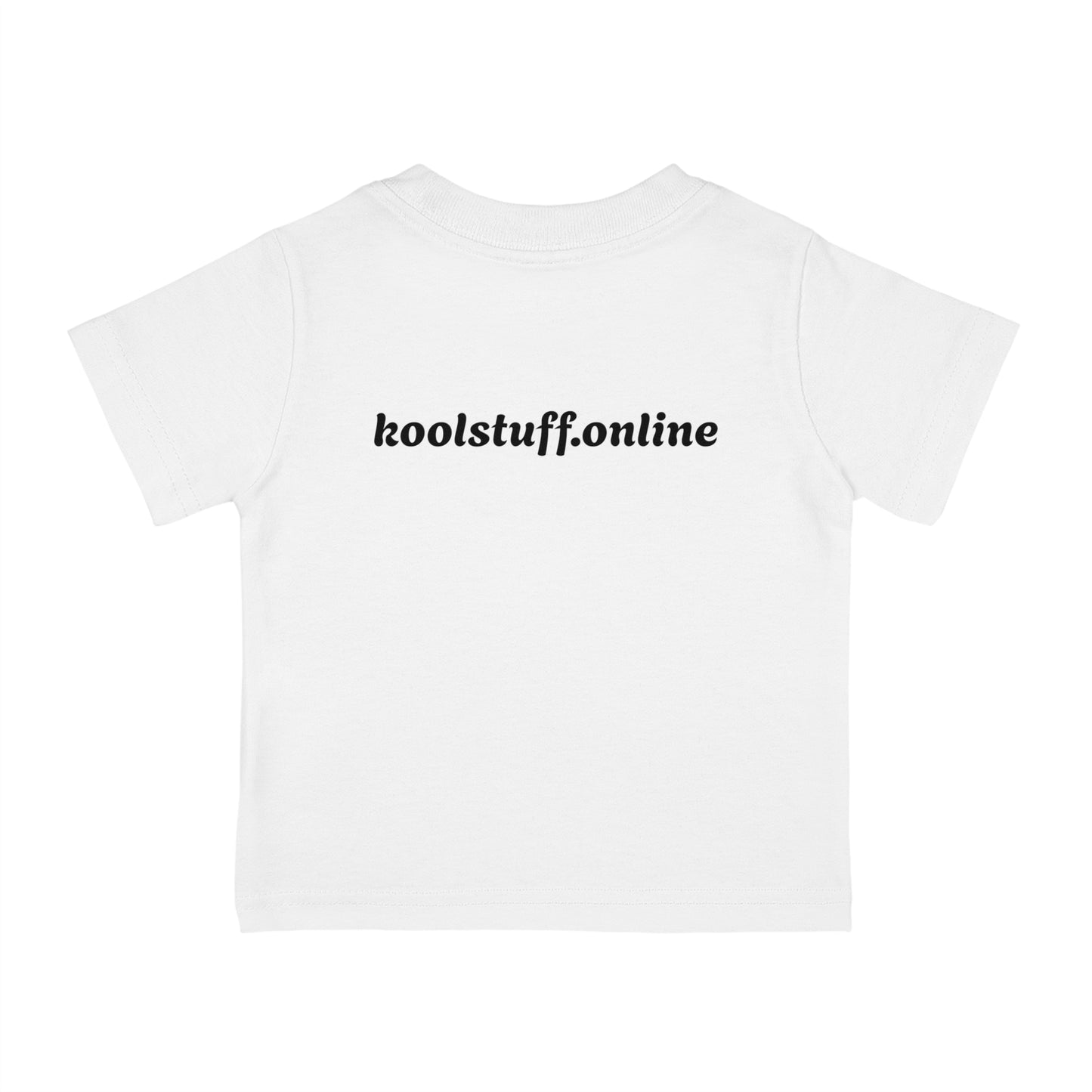 Cute Infant Cotton Jersey Tee - 'koolstuff' Design for Trendy Babies