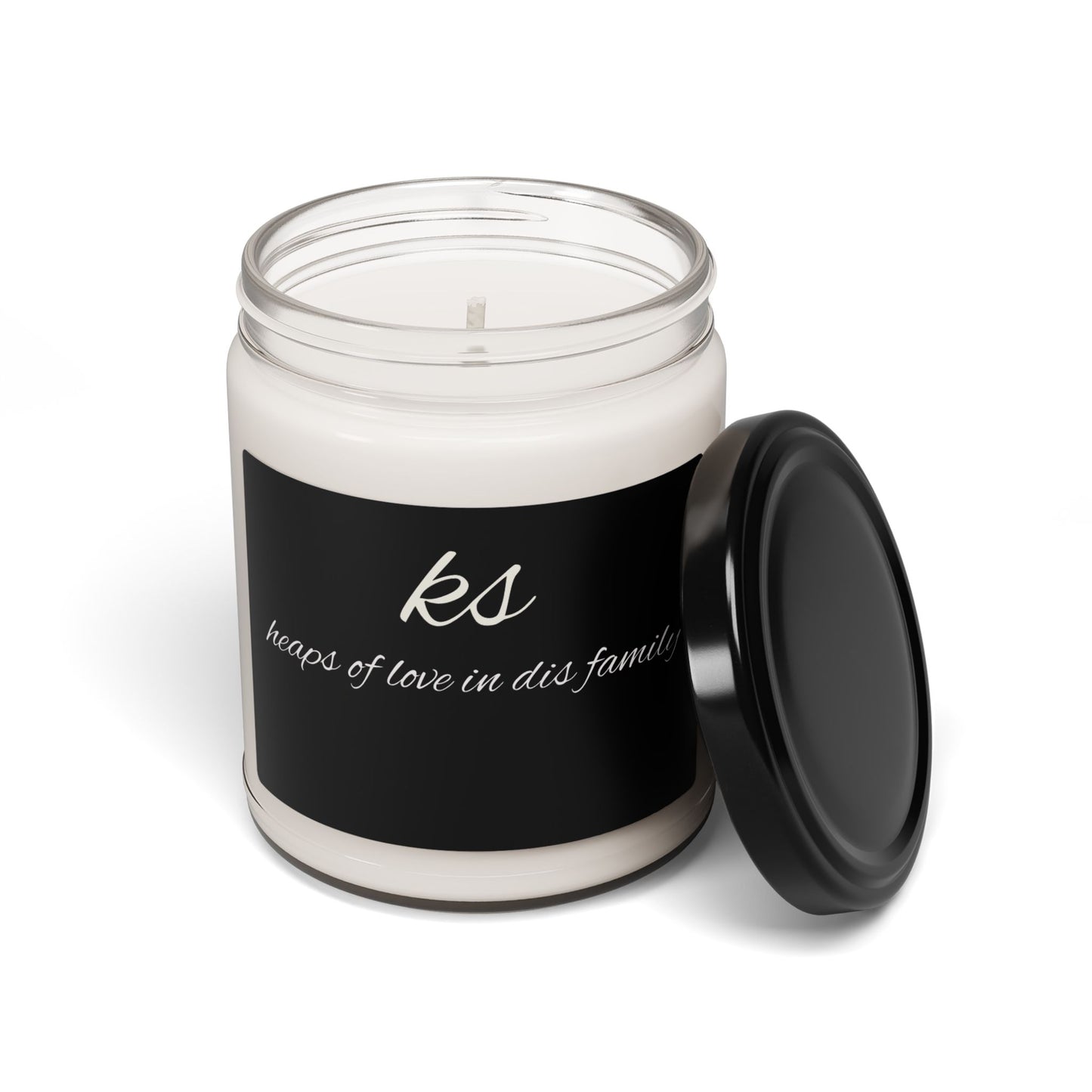 Personalized Scented Soy Candle - 'Heaps of Love in This Family'