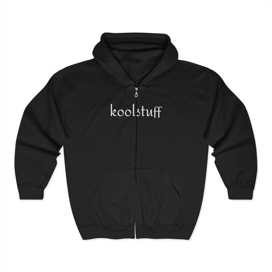 Koolstuff Unisex Heavy Blend Full Zip Hoodie - Casual Streetwear Essential