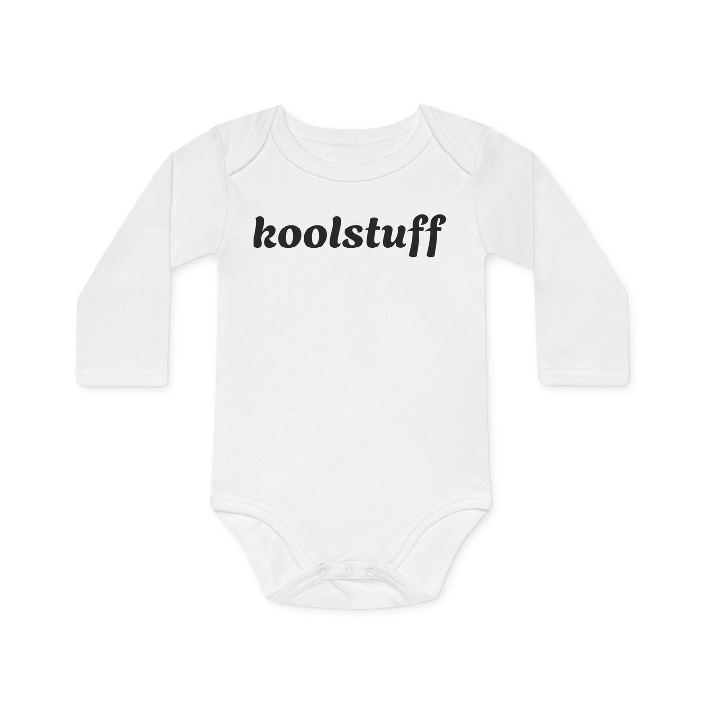 Cute Organic Baby Bodysuit with Koolstuff Design