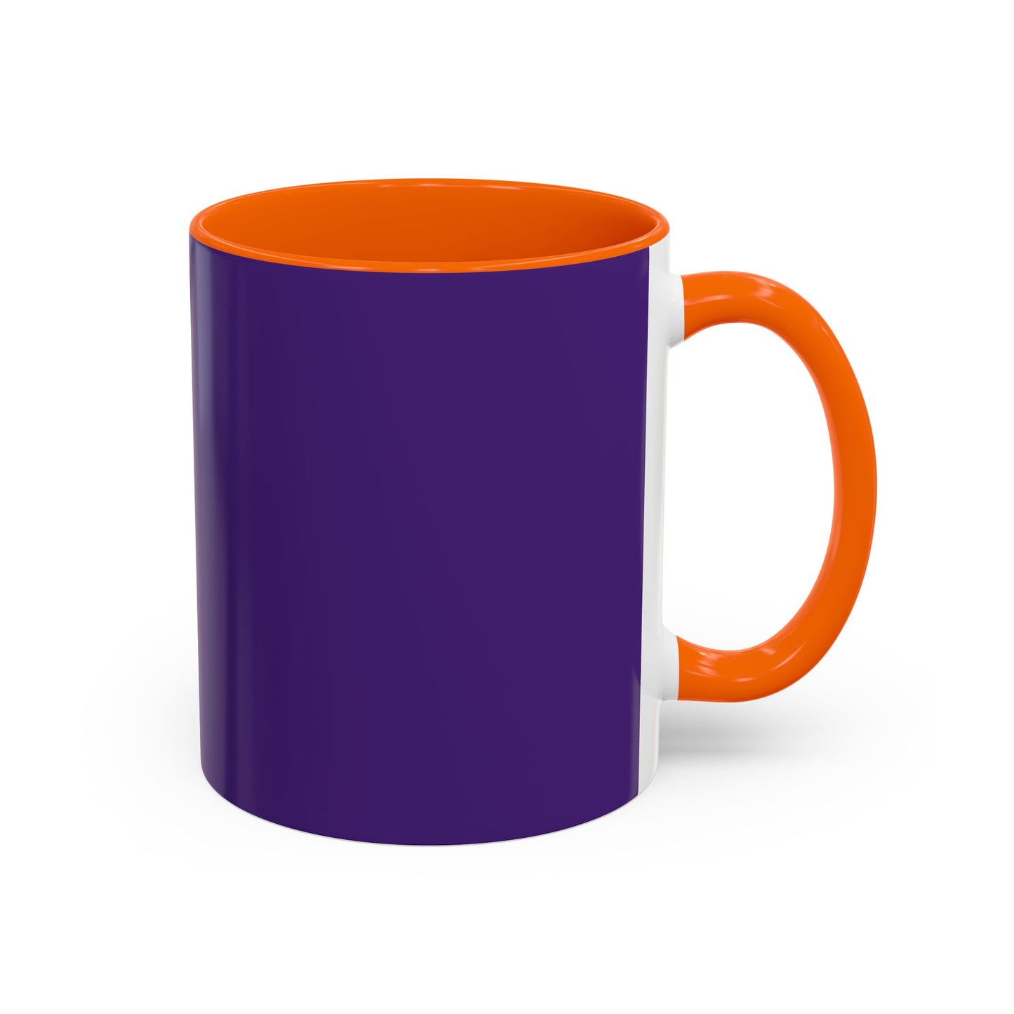 Custom Purple Accent Coffee Mug - Perfect Gift for Coffee Lovers