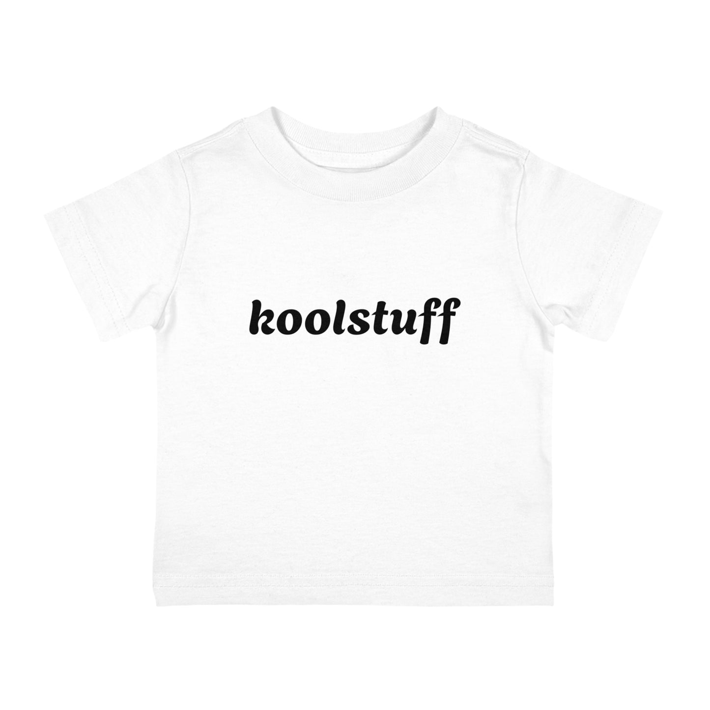 Cute Infant Cotton Jersey Tee - 'koolstuff' Design for Trendy Babies