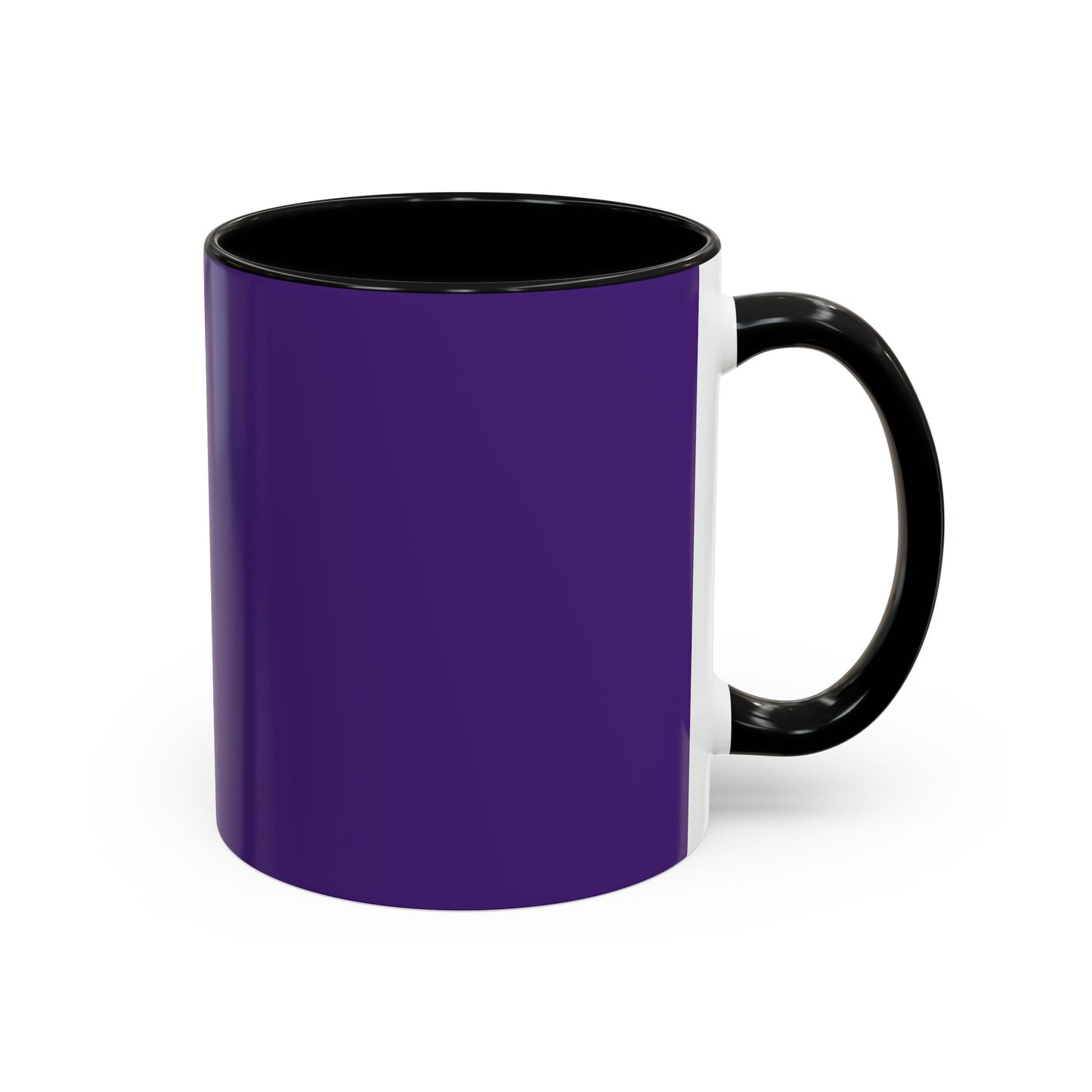 Custom Purple Accent Coffee Mug - Perfect Gift for Coffee Lovers