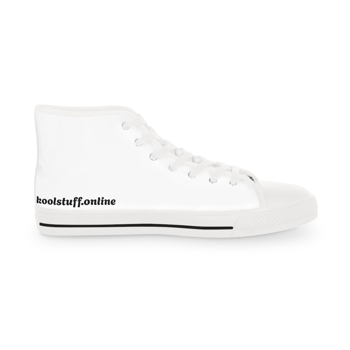 Coolstuff High Top Sneakers - Stylish White Canvas High Tops for Trendy Men