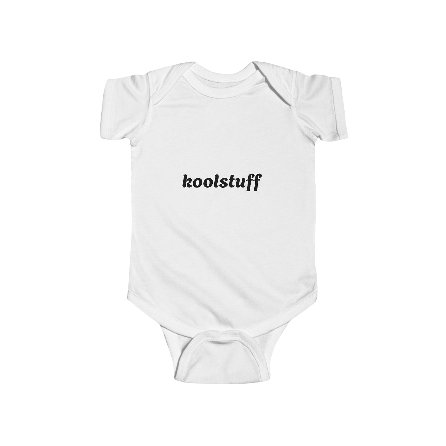 Trendy Infant Bodysuit – 'koolstuff' Design for Modern Parents