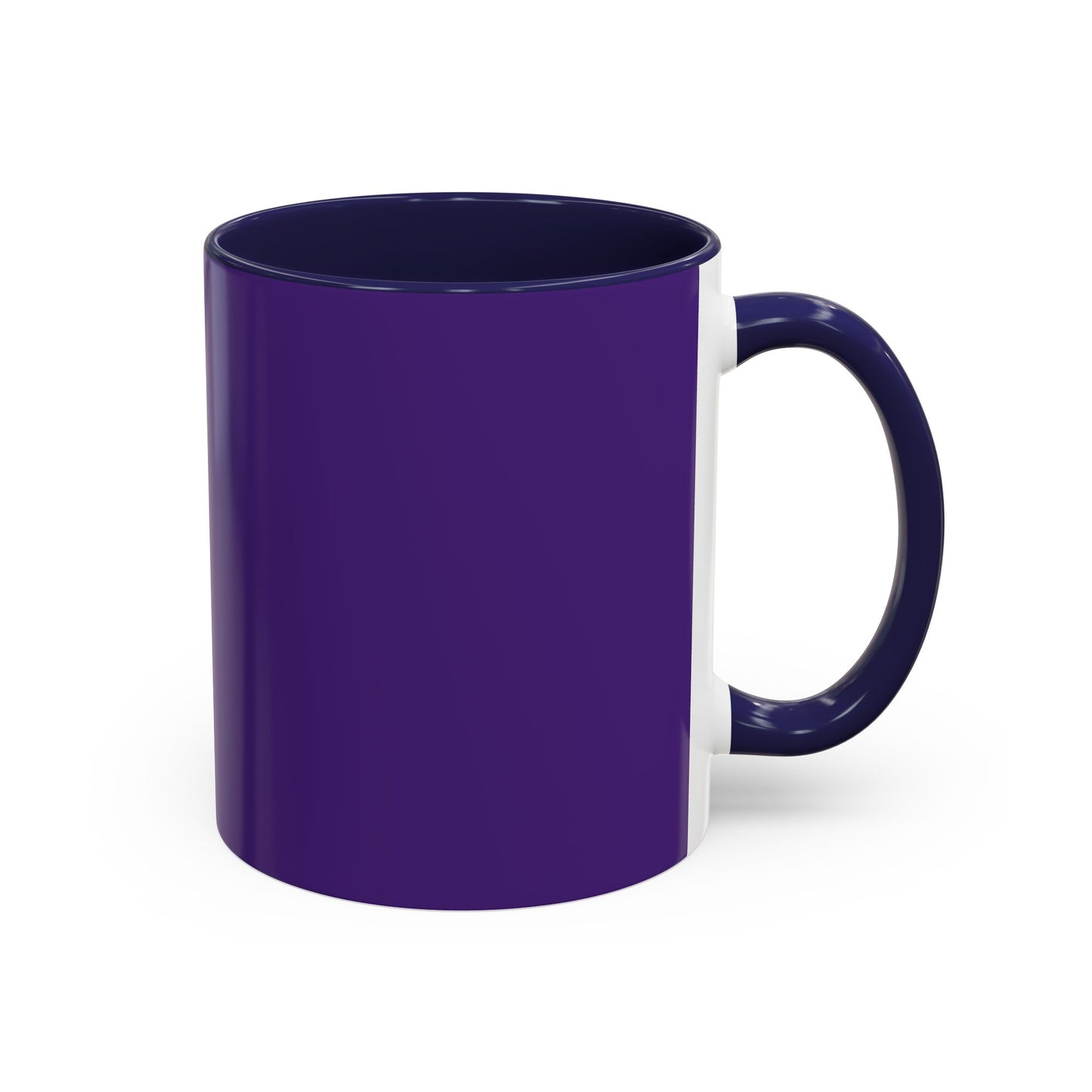 Custom Purple Accent Coffee Mug - Perfect Gift for Coffee Lovers