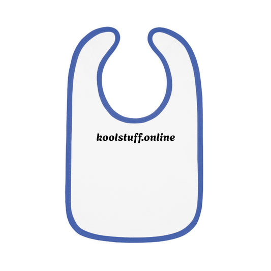 Trendy Baby Bib - KoolStuff.online Contrast Trim Bib for Stylish Mealtimes