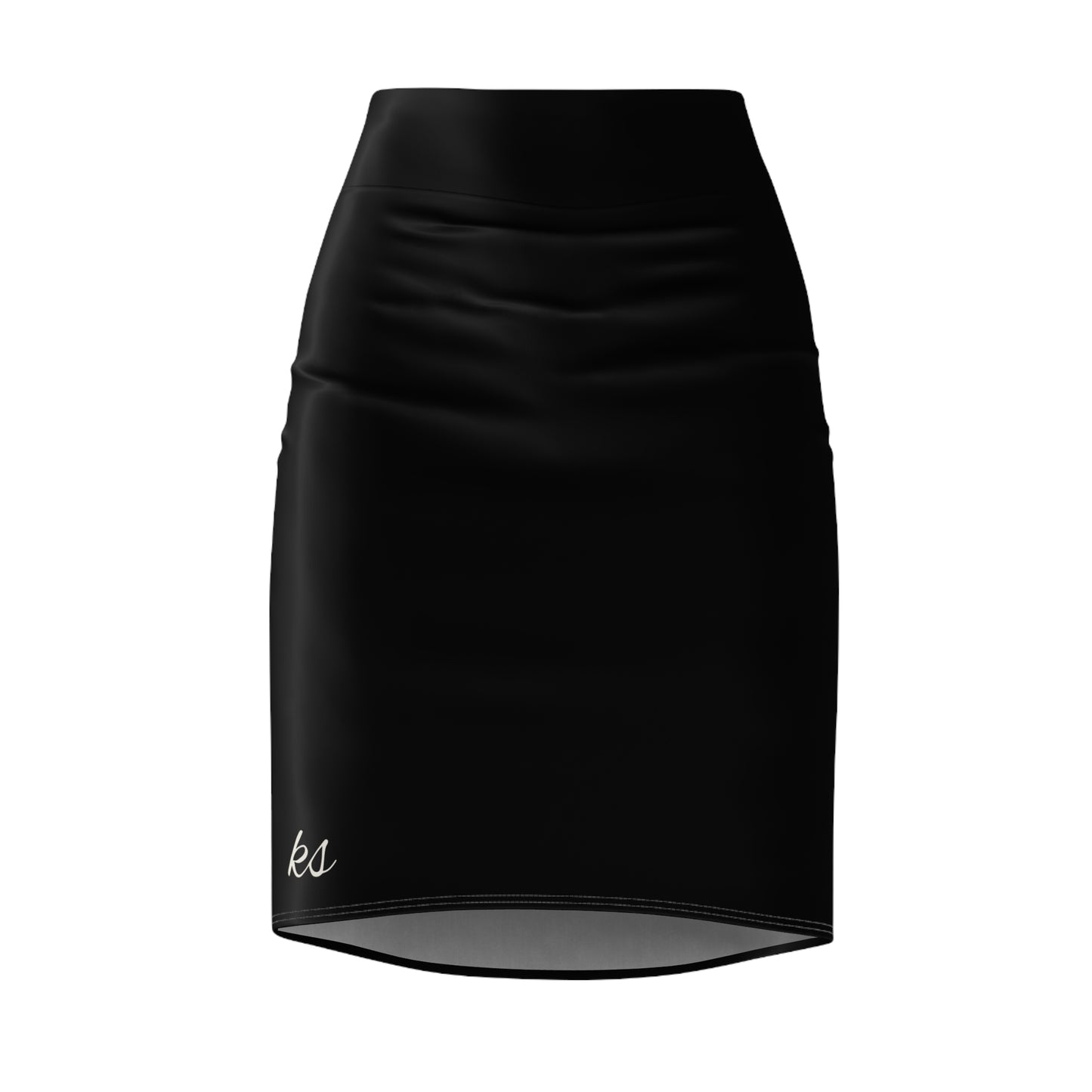 Classic Women's Pencil Skirt - Sleek and Stylish Black Design for Work and Events