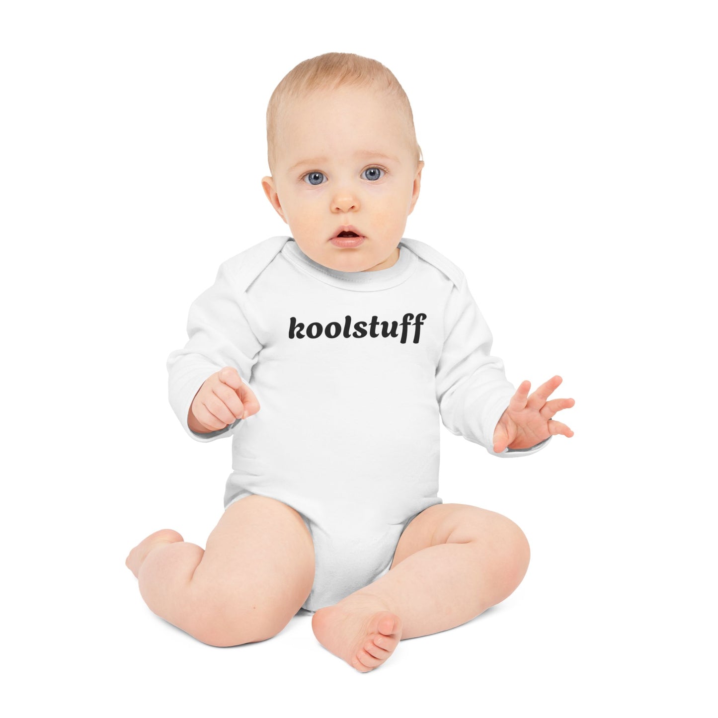 Cute Organic Baby Bodysuit with Koolstuff Design