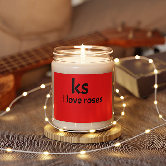 I love roses-Scented Soy Candle, 9oz