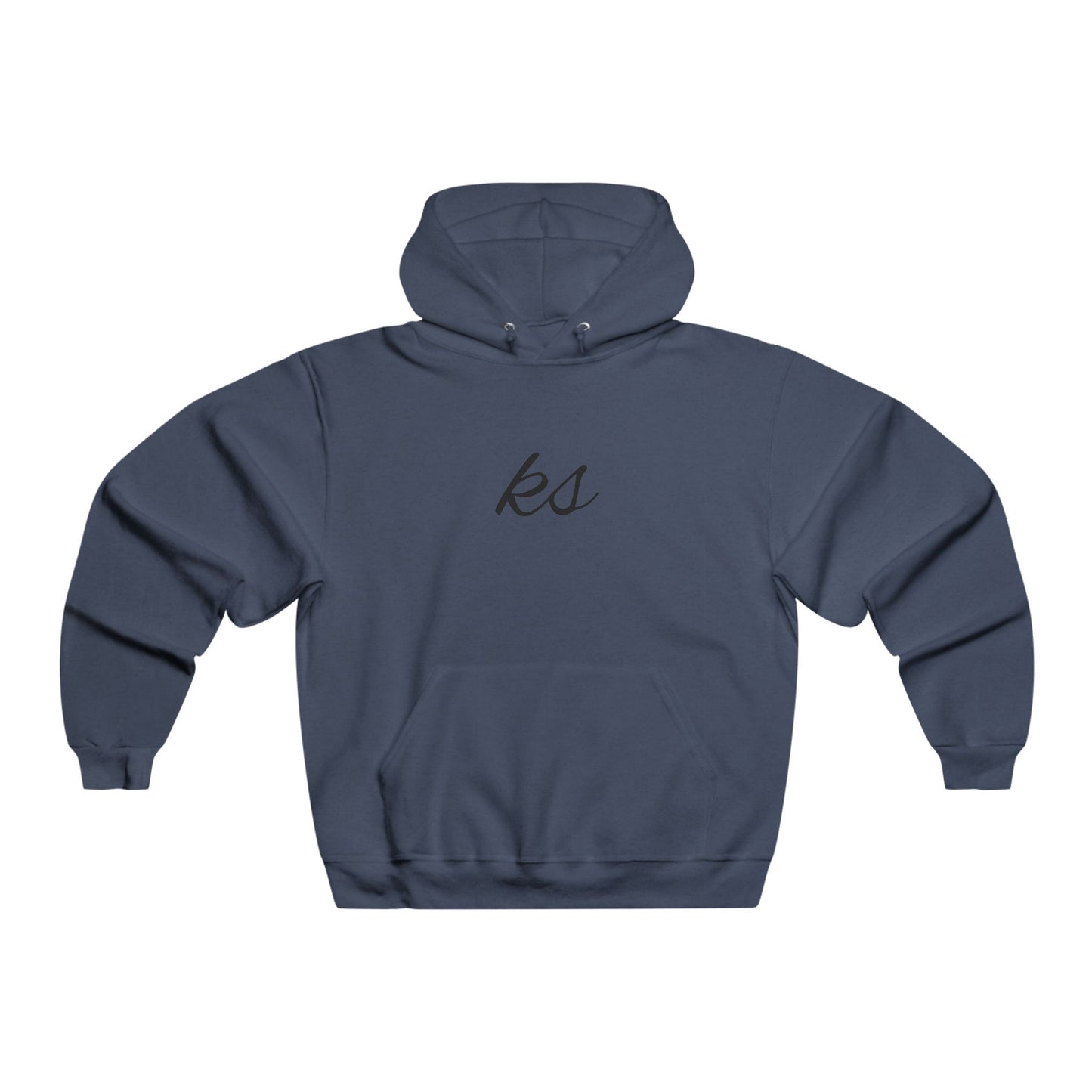 Stylish Men's NUBLEND® Hooded Sweatshirt with 'ks' Design – Casual Comfort for Everyday Wear