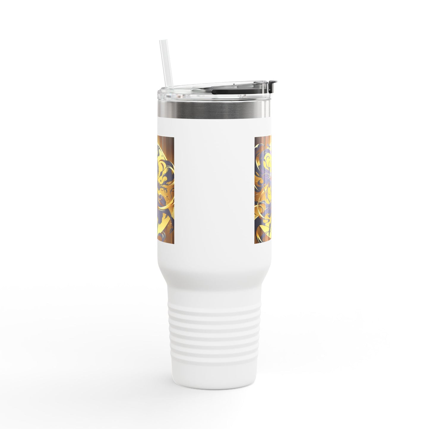 Bold Graphic Insulated Travel Mug – 40oz, Perfect for On-the-Go Coffee Lovers