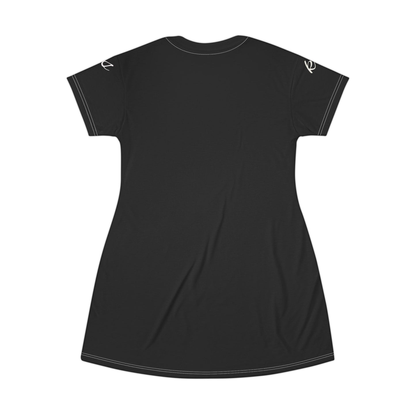 Casual Black T-Shirt Dress for Everyday Wear