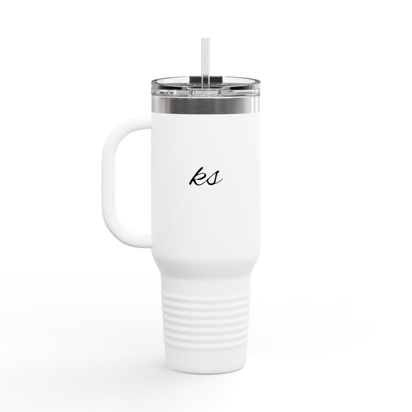 Personalized Insulated Travel Mug - 40oz with Custom Initials - Perfect for Adventurers and Homebodies Alike