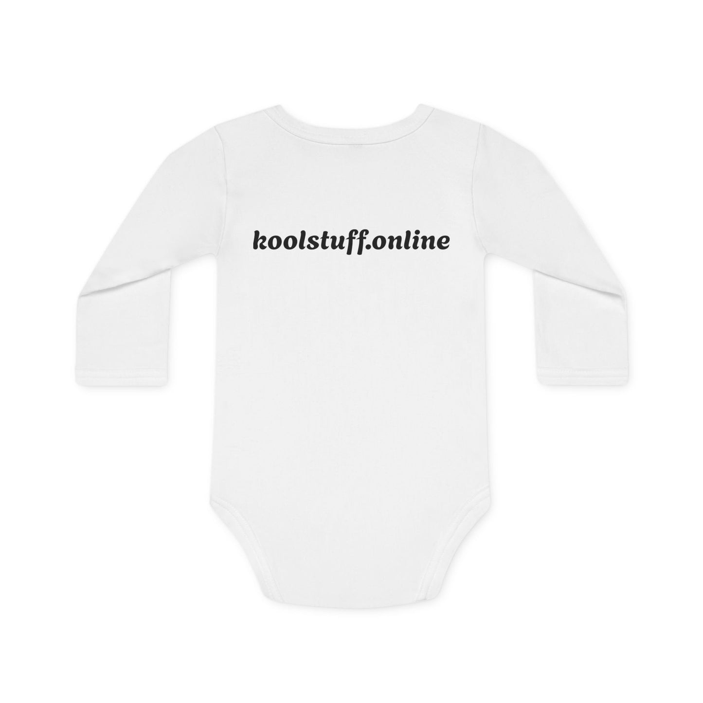 Cute Organic Baby Bodysuit with Koolstuff Design