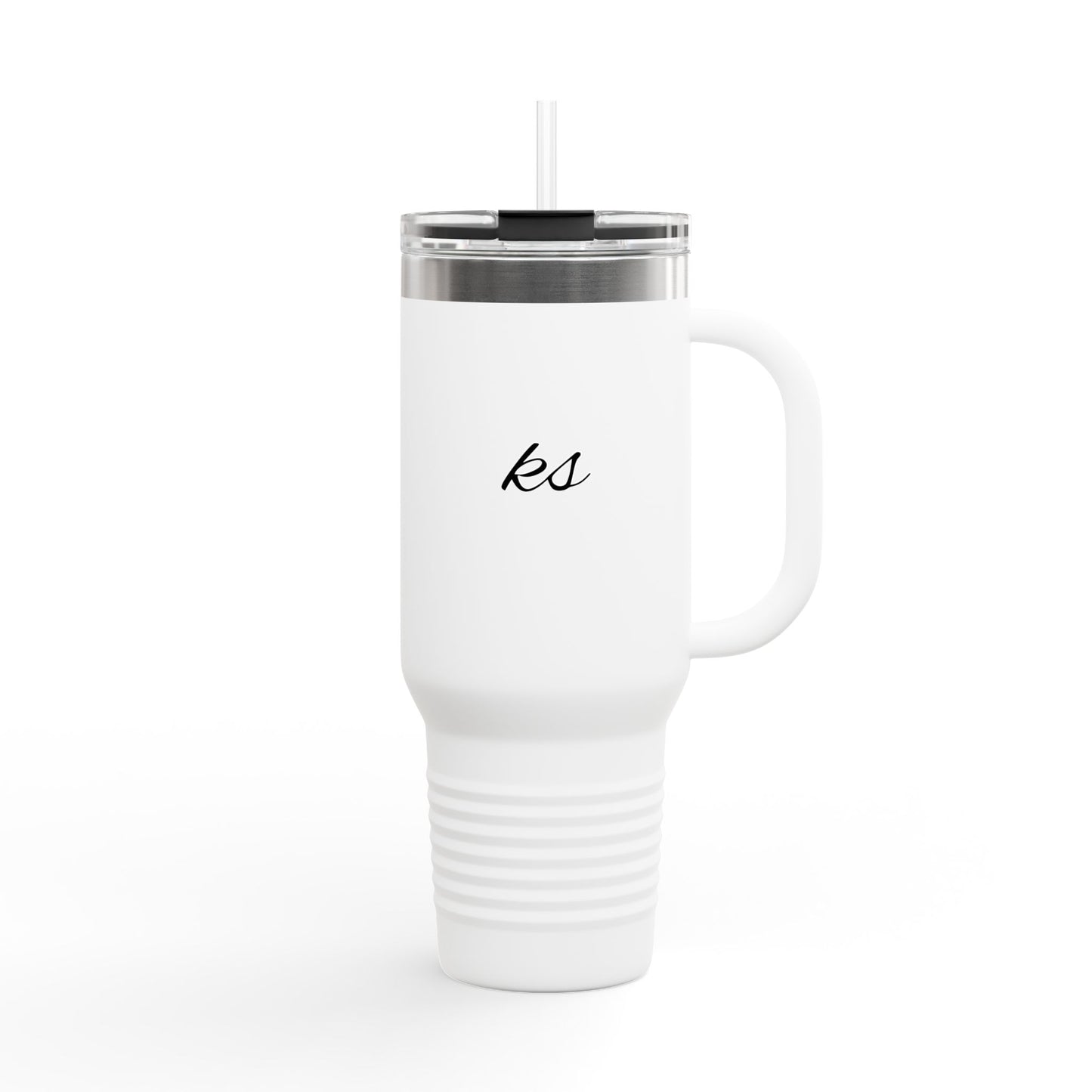 Personalized Insulated Travel Mug - 40oz with Custom Initials - Perfect for Adventurers and Homebodies Alike