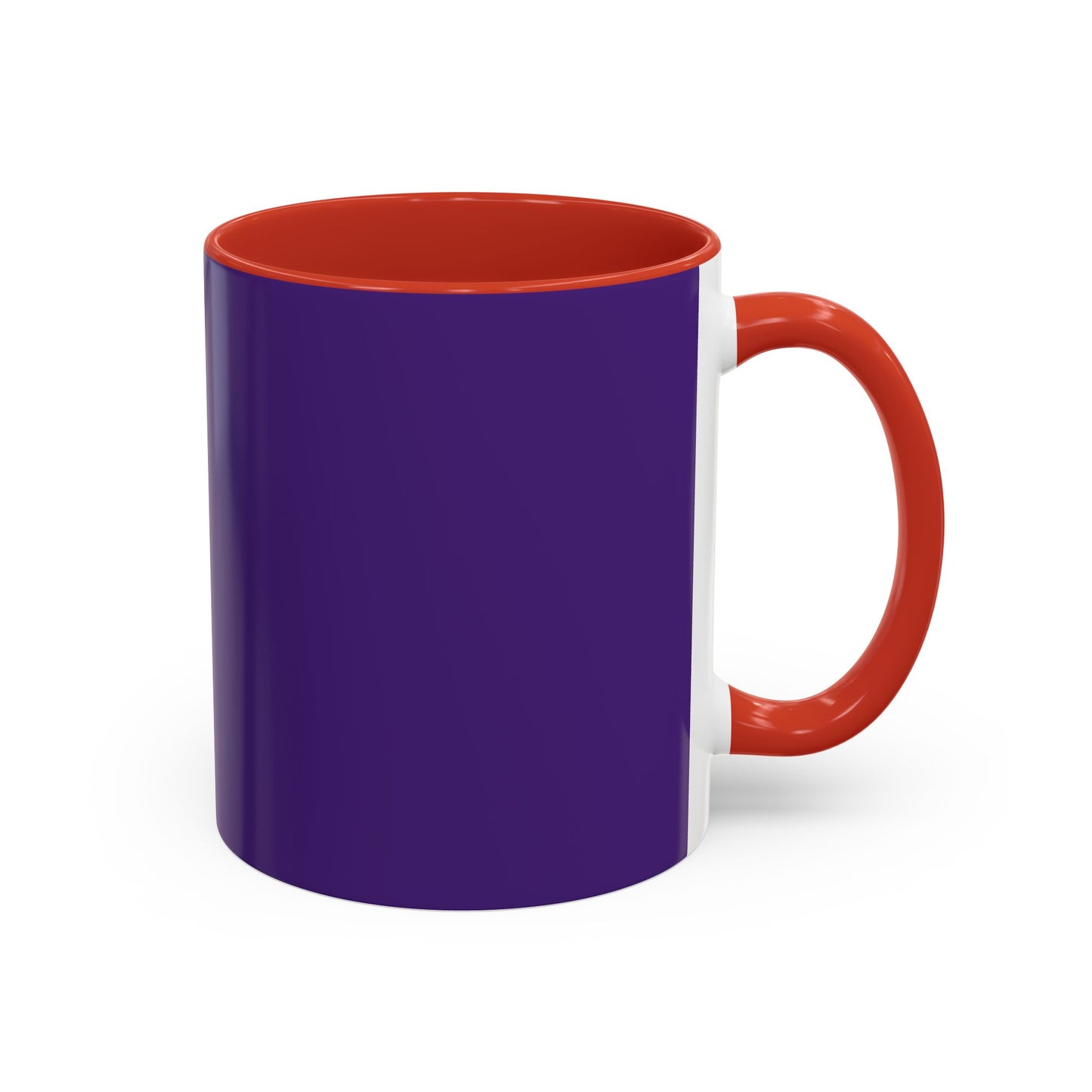 Custom Purple Accent Coffee Mug - Perfect Gift for Coffee Lovers